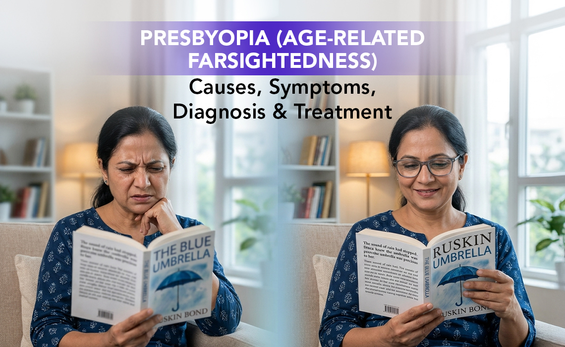 Neoretina Blog|Presbyopia (Age-Related Farsightedness): Causes, Symptoms, Diagnosis & Treatment